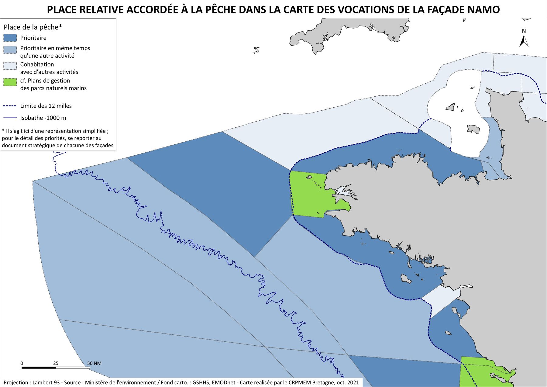 Carte gestion des peches